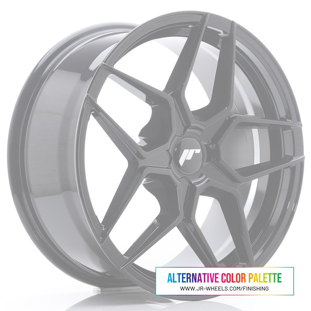 JR Wheels JR34 18x8 ET20-42 5H BLANK Custom Finish – EASTCOASTALLOYS