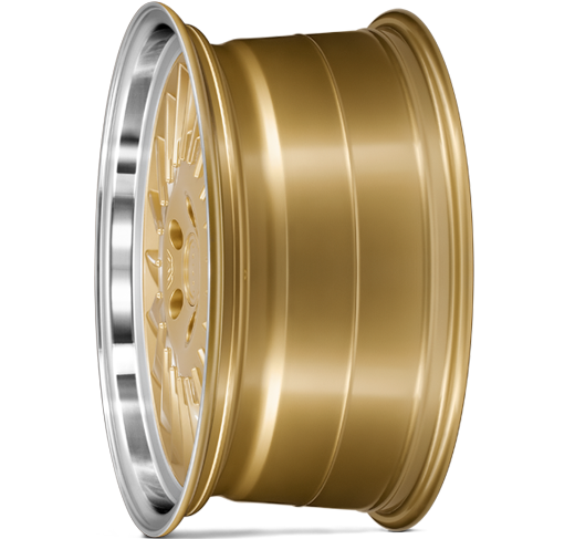 IW Automotive CSR1D 19x8.5 5x112 ET42 Vintage Gold Polished Lip
