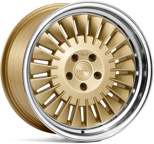 IW Automotive CSR1D 19x10 5x112 ET42 Vintage Gold Polished Lip