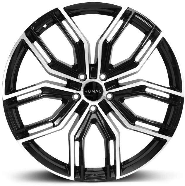 ROMAC CATALINA 22X9.5 5X108 ET42 BLACK/POLISH