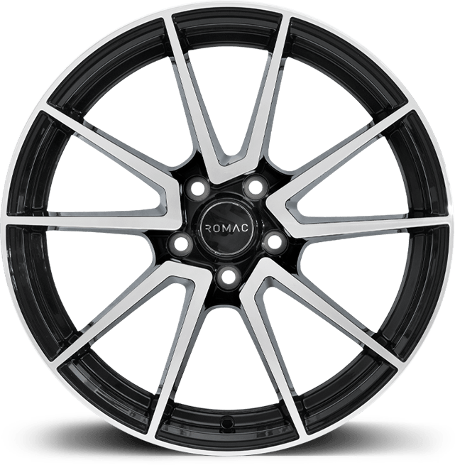 ROMAC AIR 18X8 5X112 ET45 BLACK/POLISH