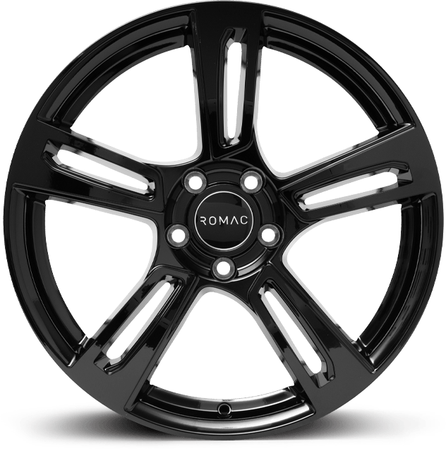 ROMAC EDGE 16X6.5 4X100 ET40 GLOSS BLACK