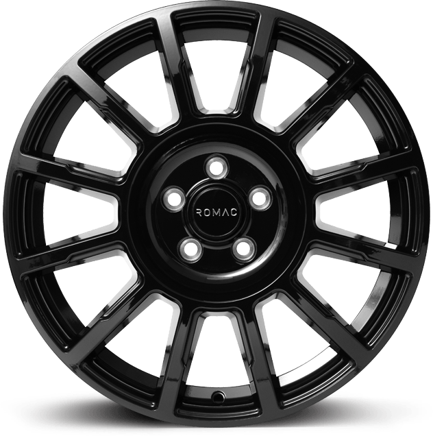ROMAC STEALTH 16X6.5 5X114.3 ET50 GLOSS BLACK