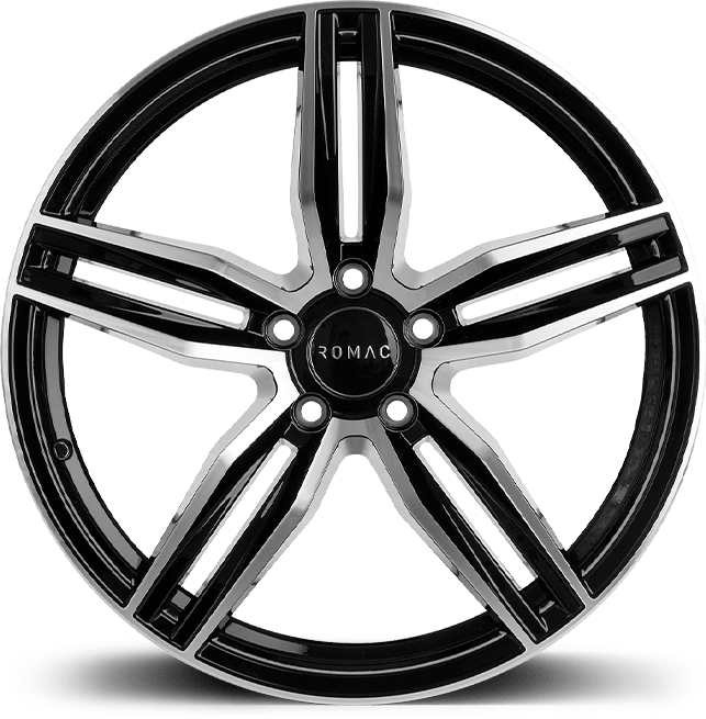 ROMAC VENOM 18X8 5X108 ET45 BLACK/POLISH