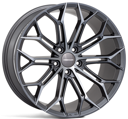 Veemann V-FS41 19x8.5 5x112 ET42 Graphite Smoke Machined