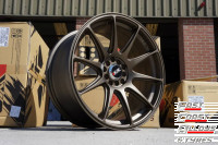 XXR 527 Matt bronze 18" alloy wheel - side profile